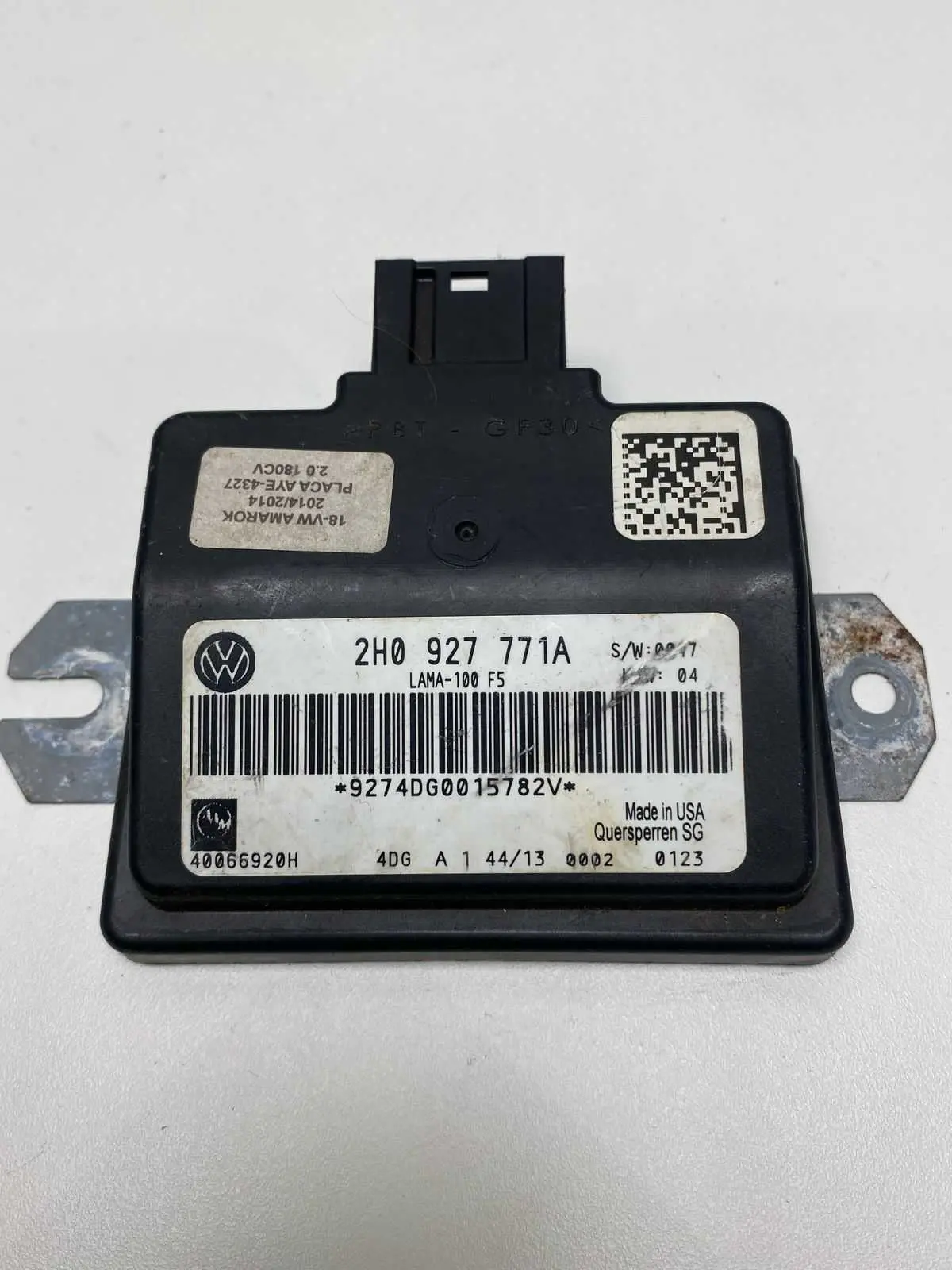 Módulo Controle Do Diferencial Amarok 2h0 927 771a 12 A 15