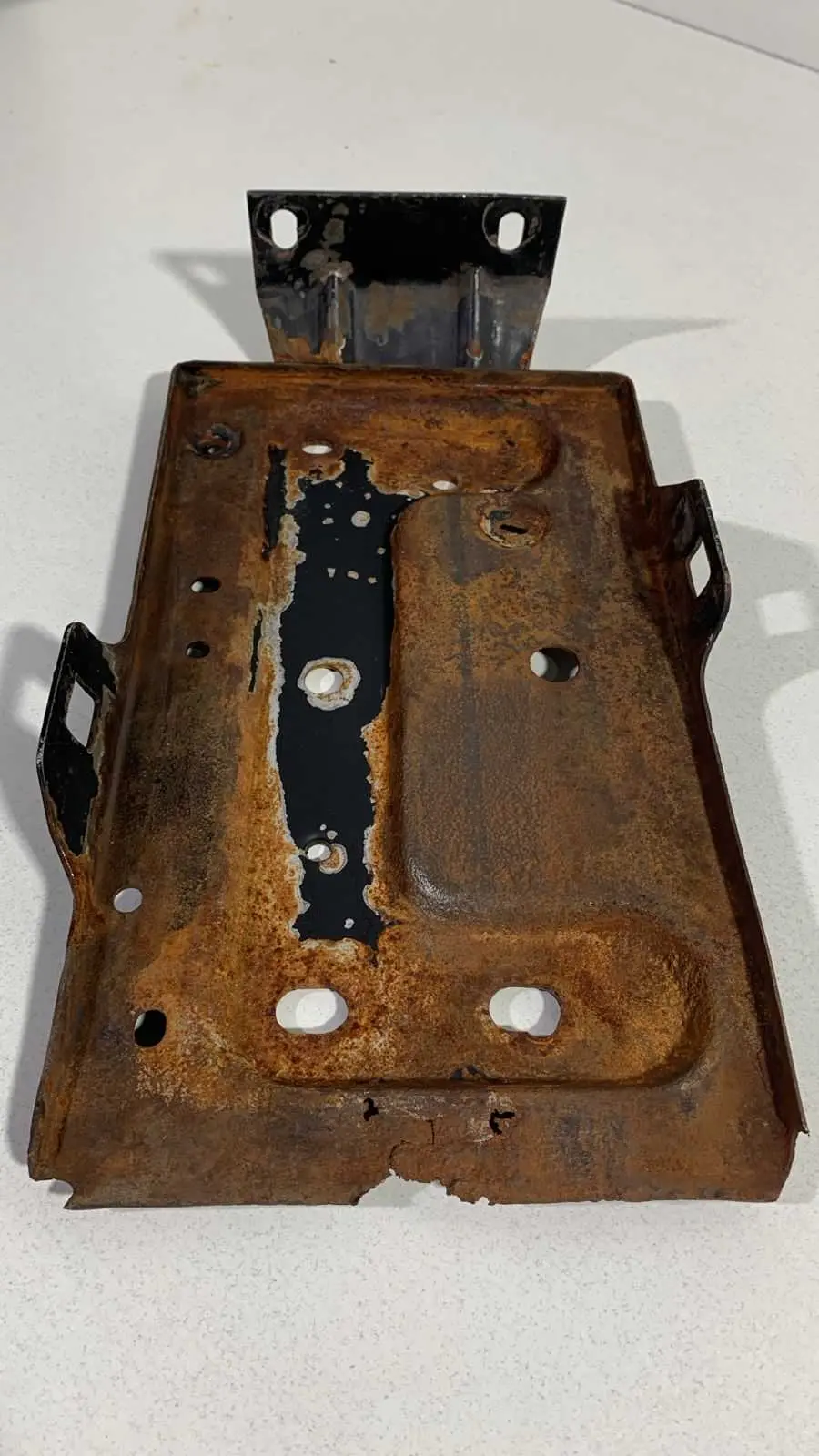 Suporte Base Bateria Ford F1000 Hsd Xlt 2.5 1997 Com Detalhe
