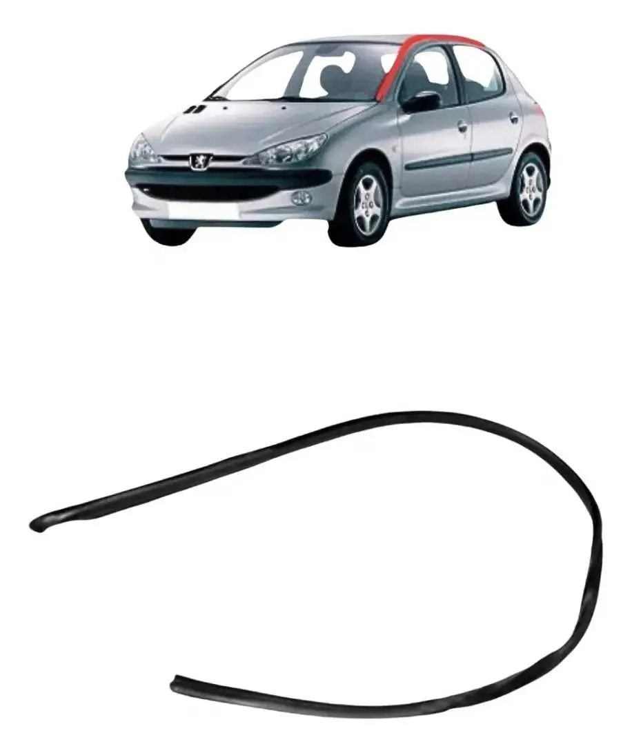 BORRACHA PINGADEIRA LADO ESQUERDO PEUGEOT 207 PASSION 2010