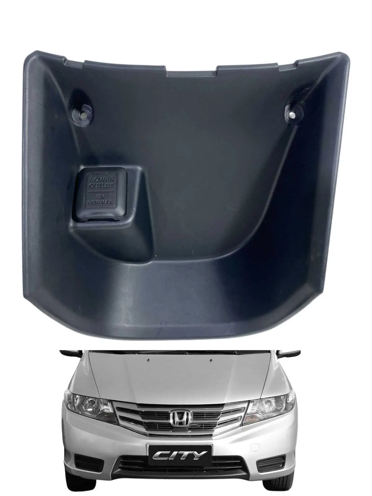 Moldura Console Com Acendedor Honda City 2010 A 2013
