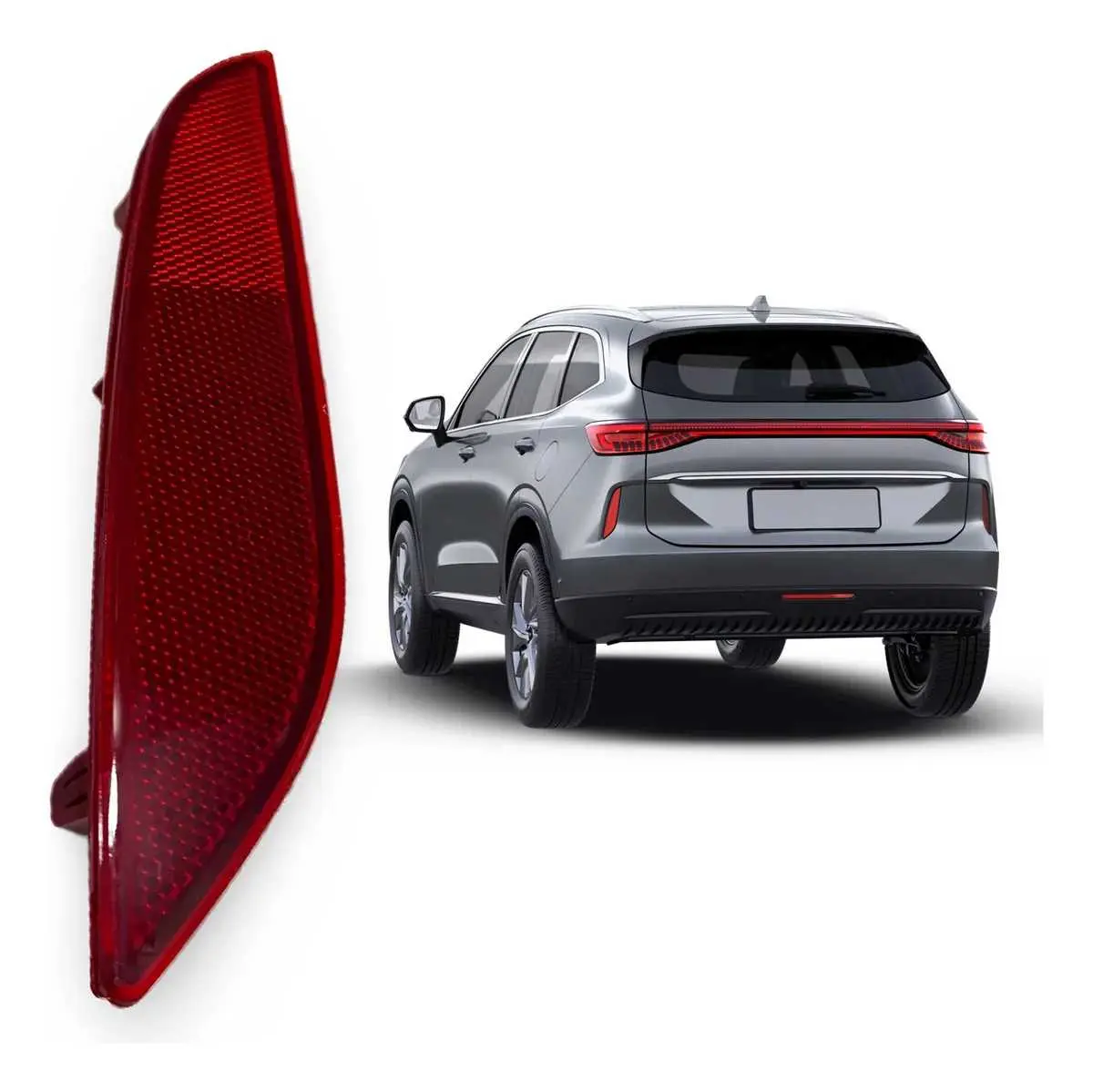 Refletor Parachoque Traseiro GWM Haval H6 2024 2025 Esquerdo