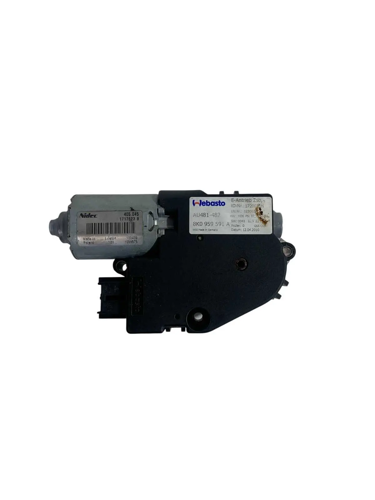 Motor Teto Solar Audi A4 2.0 2009 2010 2011 2012